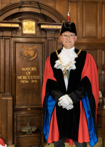 Mayor Louis Stephen in the Mayoral Robes